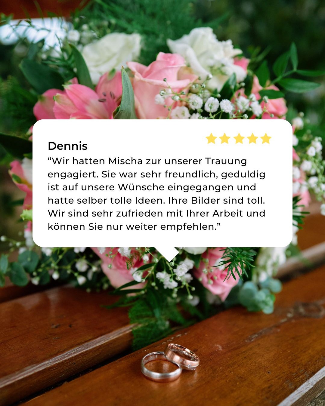 Ich freue mich immer sehr über eure positiven Nachrichten und Bewertungen.  Sie sind so wichtig, weil sich auch andere zukünftige und potenzielle Kunden ein Bild machen können, und das ist entscheidend. 🙏🫶💛📸

#verden #rotenburg #scheeßel #bremen #kirchwalsede #kirchlinteln #walsrode #achim #visselhövede #heidekreis #fotografin #hochzeit #hochzeitsfotografie #hochzeitsfotos #wedding #weddingphotography #braut #brautpaarshooting #liebe #fotografie